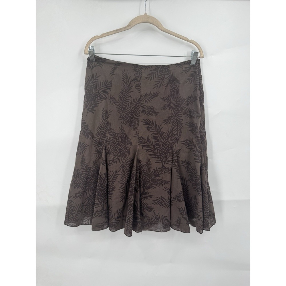 VTG Worthington Midi Skirt Women 6 Brown Fairy Grunge Faye Granolagirl Western